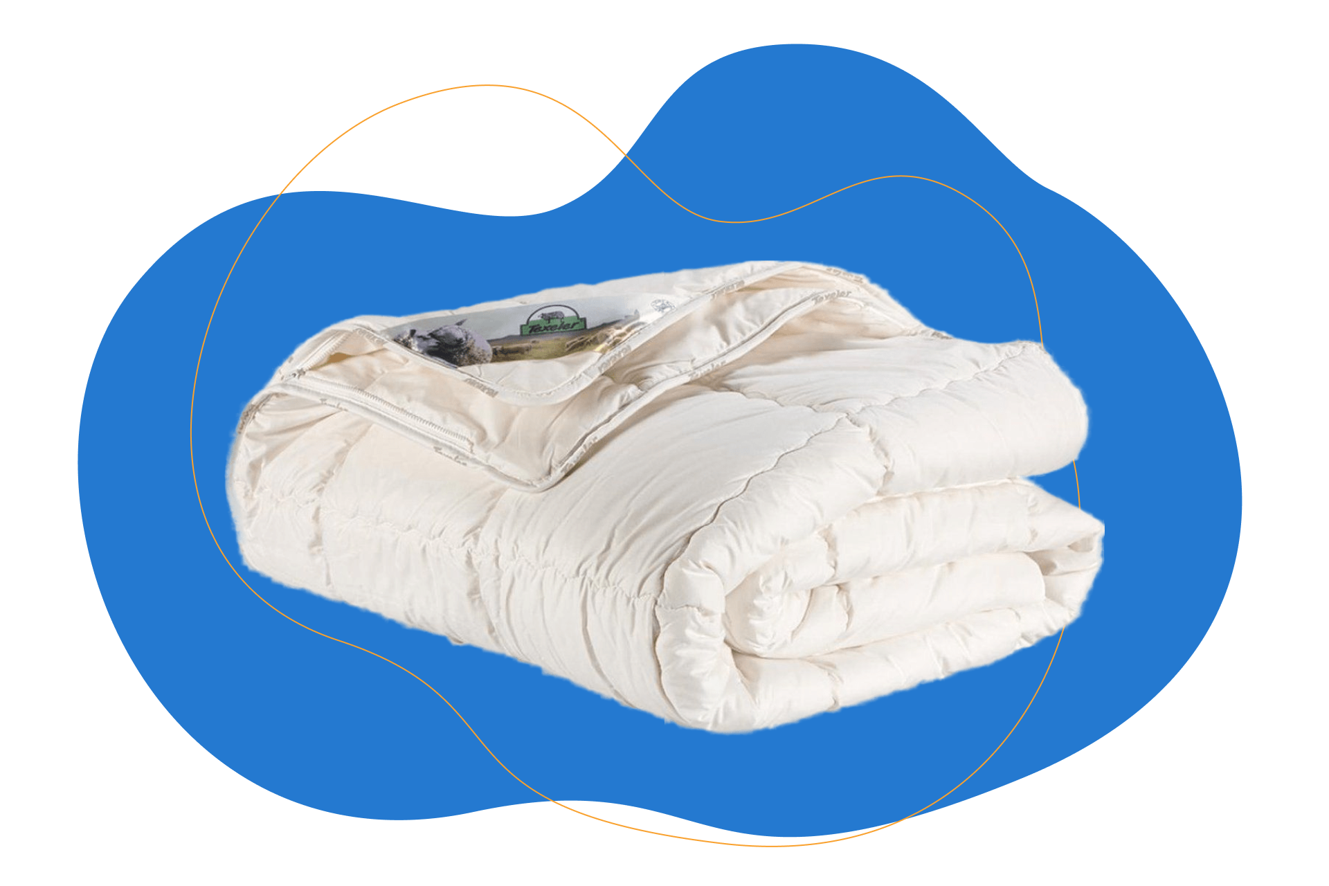 Puurnatuur wollen dekbed